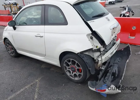 2015 Fiat 500 Sport from USA, damaged, VIN 3C3CFFBR7FT653144